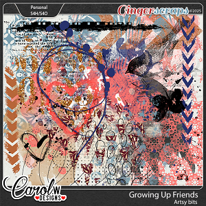 Growing Up Friends-Artsy bits