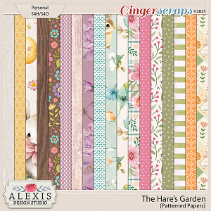 The Hare's Garden - Patterned Papers