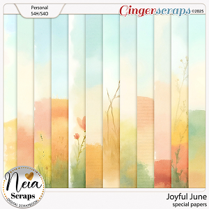 Joyful June - Special Papers - by Neia Scraps