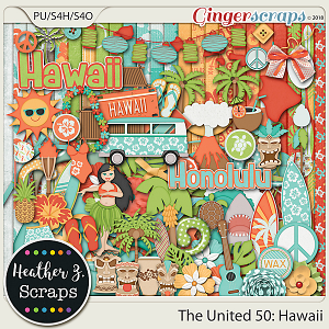 The United 50: Hawaii KIT by Heather Z Scraps