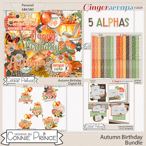 Autumn Birthday - Bundle by Connie Prince