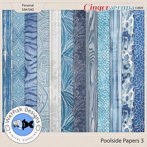 Poolside Papers 3 by Wetfish Designs  