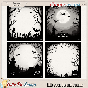 Halloween Layouts Frames 05 Halloween Layouts Frames 05
