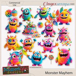 Monster Mayhem by BoomersGirl Designs