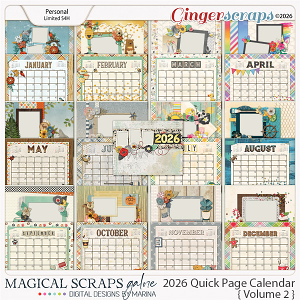 2026 Calendar Quick Pages (Generic Edition - Volume 2)