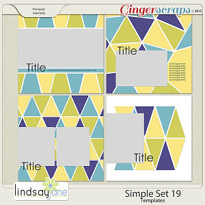 Simple Set 19 Templates by Lindsay Jane
