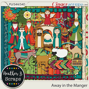 Away in a Manger KIT by Heather Z Scraps