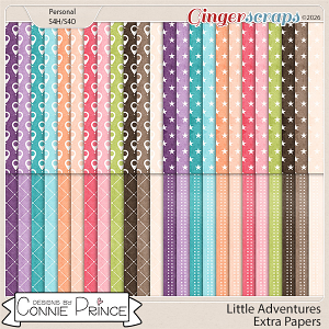 Little Adventures - Extra Papers by Connie Prince
