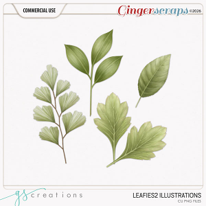 Leafies2 Illustrated (CU) by GS Creations Leafies2 Illustrated (CU) by GS Creations