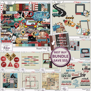 Road Trip 25 Collection by Scrapbookcrazy Creations