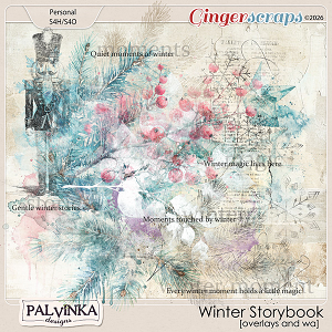Winter Storybook Overlays and WA by Palvinka Designs