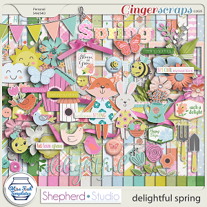 Delightful Spring Digital Kit by Miss Fish and Shepherd Studios
