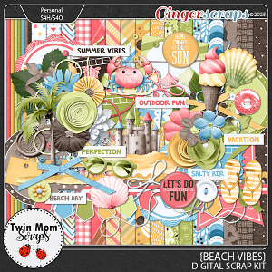 Beach Vibes - KIT by Twin Mom Scraps