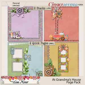 At Grandma's House Page Pack from Designs by Lisa Minor