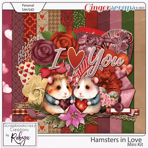 Hamsters in Love by Scrapbookcrazy Creations