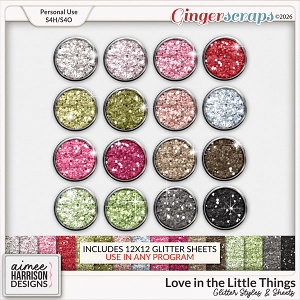 Love in the Little Things Glitters by Aimee Harrison