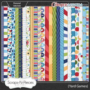 Yard Games Pattern Papers by Scraps N Pieces 