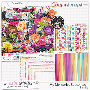 My Memories September Bundle - by Neia Scraps