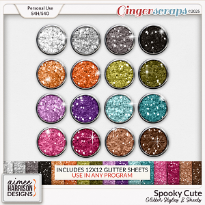 Spooky Cute Glitters by Aimee Harrison