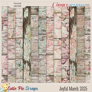 Joyful March 2025 Wood Papers