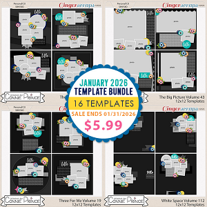 January 2026 Template Bundle by Connie Prince