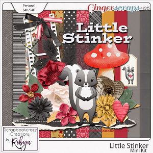 Little Stinker Mini Kit by Scrapbookcrazy Creations