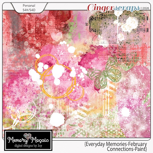 Everyday Memories-February: Connections-Paint by Memory Mosaic