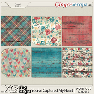 You've Captured My Heart: Worn Out Papers by LDragDesigns