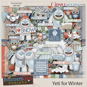 Yeti for Winter by BoomersGirl Designs
