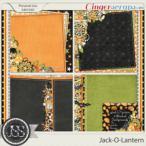 Jack O Lantern Stacked Backgrounds