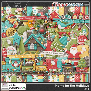 Home for the Holidays-2 by Let Me Scrapbook