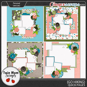 Go Hiking - QUICK PAGES by Twin Mom Scraps