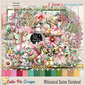 Whimsical Easter Fairyland Page Kit