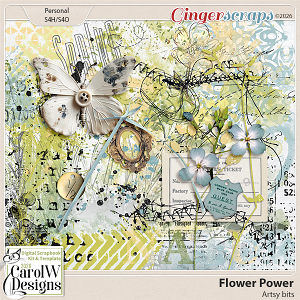 Flower Power Artsy bits