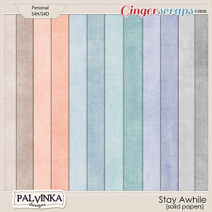 Stay Awhile Solid Papers by Palvinka Designs