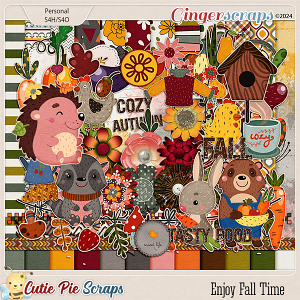 Enjoy Fall Time Scrapbook Kit