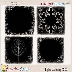 Joyful January 2026 Photo Masks