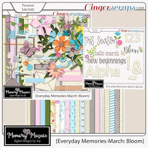 Everyday Memories: March-Bloom by Memory Mosaic