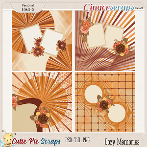 Cozy Memories Layout Templates