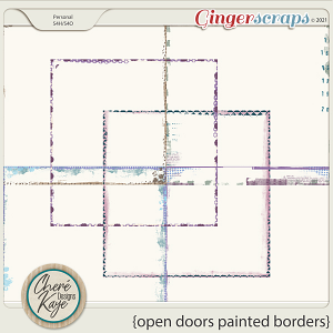 Open Doors Painted Borders by Chere Kaye Designs