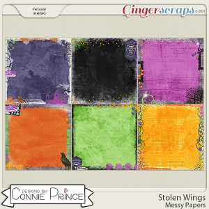 Stolen Wings  - Messy Papers by Connie Prince
