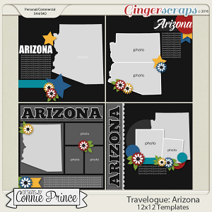 Travelogue Arizona - 12x12 Temps (CU Ok)