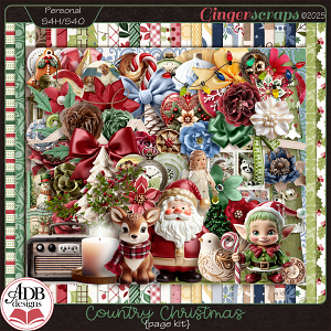 Country Christmas Page Kit by ADB Designs Country Christmas Page Kit by ADB Designs