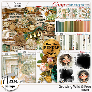 Growing Wild & Free - Bundle - by Neia Scraps