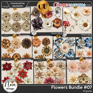 Flowers - Bundle #07 {CU} - by Neia Scraps Flowers - Bundle #07 {CU} - by Neia Scraps