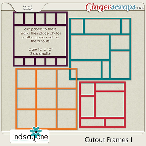 Cutout Frames 1 by Lindsay Jane