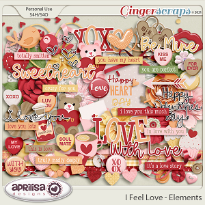 I Feel Love - Elements by Aprilisa Designs