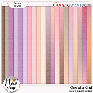 One of a Kind - Solid & Ombré Papers - by Neia Scraps