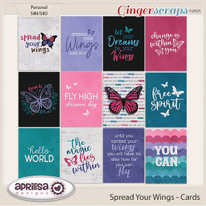 Spread Your Wings - Cards by Aprilisa Designs