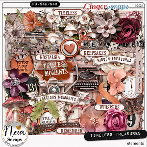 Timeless Treasures - Elements - by Neia Scraps